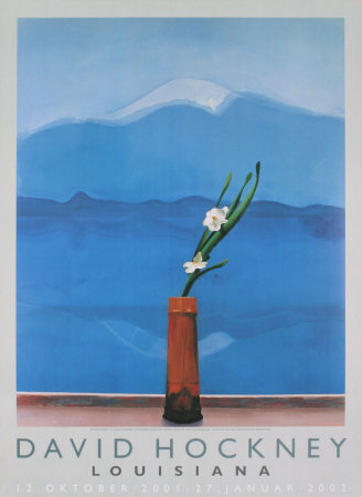 Mount Fuji And Flowers by David Hockney Pricing Limited Edition Print image