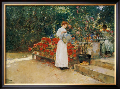 After Breakfast, 1887 by Childe Hassam Pricing Limited Edition Print image
