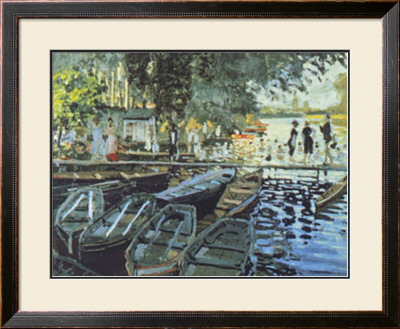 Bathers At La Grenouillers, C.1869 by Claude Monet Pricing Limited Edition Print image