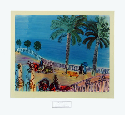 The Seafront At Nice by Raoul Dufy Pricing Limited Edition Print image