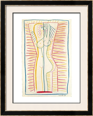 Woman Standing, C.1946 by Pablo Picasso Pricing Limited Edition Print image