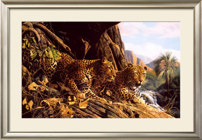Leopard Sentry by Craig Bone Pricing Limited Edition Print image