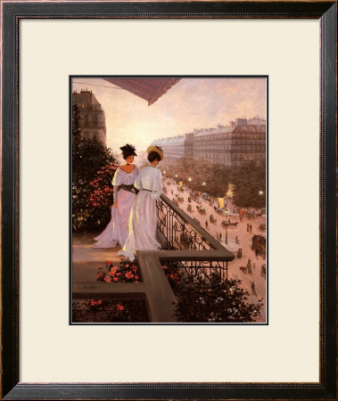 On The Balcony by Christa Kieffer Pricing Limited Edition Print image