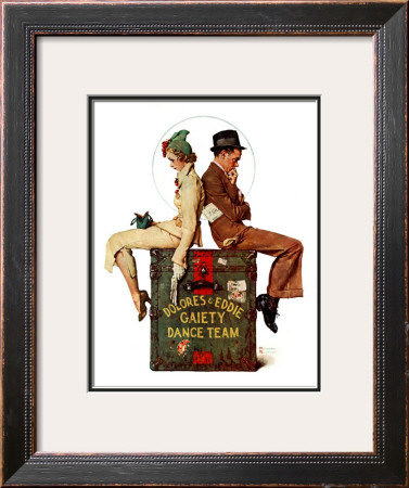 Gaiety Dance Team, June 12,1937 by Norman Rockwell Pricing Limited Edition Print image