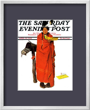 See America First Saturday Evening Post Cover, April 23,1938 by Norman Rockwell Pricing Limited Edition Print image