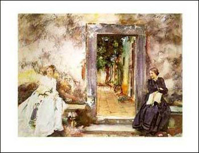 Garden Wall by John Singer Sargent Pricing Limited Edition Print image