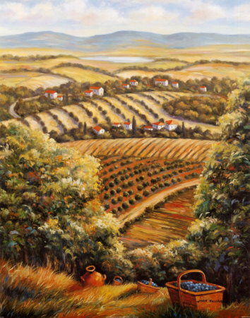 Tuscany Vistas Iii by John Zaccheo Pricing Limited Edition Print image