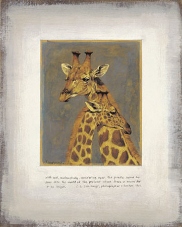 Giraffes by Kim Donaldson Pricing Limited Edition Print image