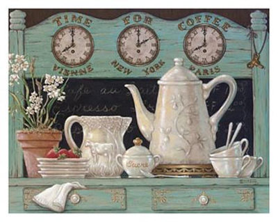 Time For Coffee by Janet Kruskamp Pricing Limited Edition Print image