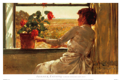 Summer Evening by Childe Hassam Pricing Limited Edition Print image