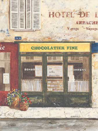 Parisian Shops, Chocolatier by David Nichols Pricing Limited Edition Print image