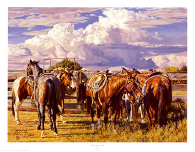 Their Turn To Rest by Tim Cox Pricing Limited Edition Print image