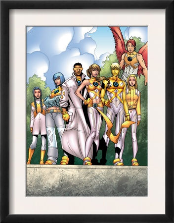 The Official Handbook Of The Marvel Universe Teams 2005 Group: Elixir by Randy Green Pricing Limited Edition Print image