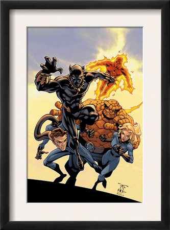 Fantastic Four Tales #1 Cover: Black Panther by Randy Green Pricing Limited Edition Print image