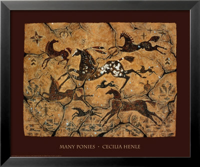Many Ponies by Cecilia Henle Pricing Limited Edition Print image