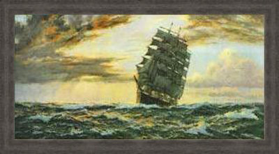 Golden West, The Pamir by Montague Dawson Pricing Limited Edition Print image