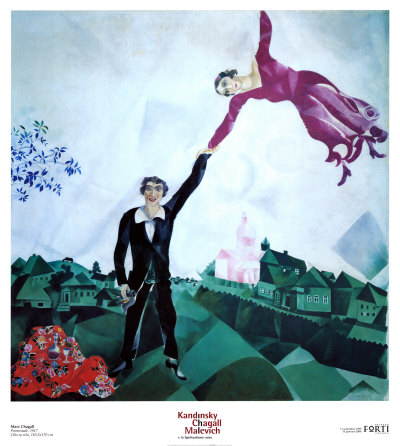 Promenade by Marc Chagall Pricing Limited Edition Print image