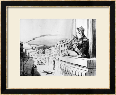 The King Continuing To Reign With Order Over His Two States, Naples by Honore Daumier Pricing Limited Edition Print image