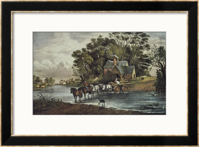 The Nearest Way In Summertime by Currier & Ives Pricing Limited Edition Print image