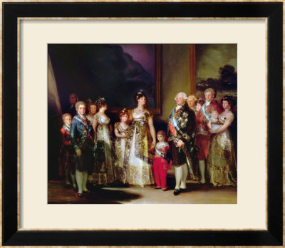 Charles Iv (1748-1819) And His Family, 1800 by Francisco De Goya Pricing Limited Edition Print image