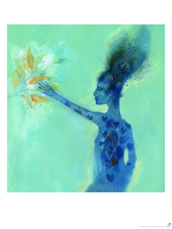 Blue Woman by David Williams Pricing Limited Edition Print image