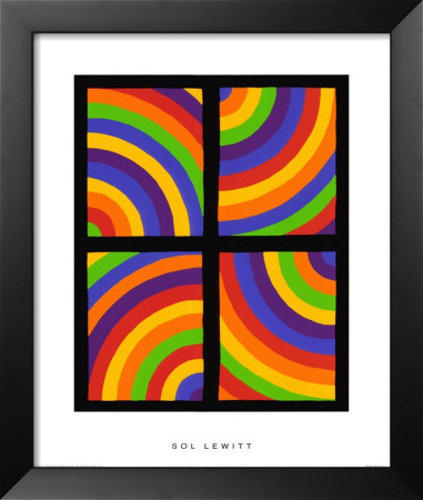 Color Arcs In Four Directions, 1999 by Sol Lewitt Pricing Limited Edition Print image