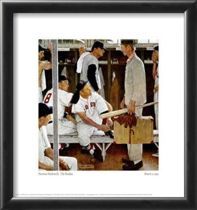 Rookie by Norman Rockwell Pricing Limited Edition Print image