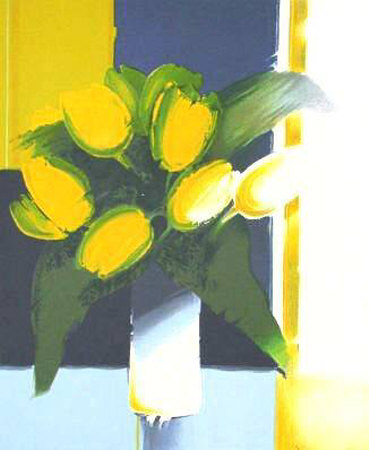 Bouquet De Fleurs Jaunes by Emile Bellet Pricing Limited Edition Print image