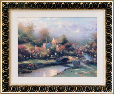 Lamplight Village by Thomas Kinkade Pricing Limited Edition Print image