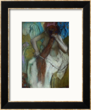 Woman Combing Her Hair, 1890-1892 by Edgar Degas Pricing Limited Edition Print image
