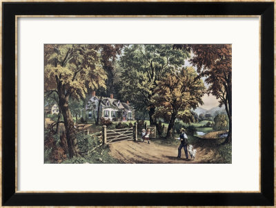 Home Sweet Home by Currier & Ives Pricing Limited Edition Print image