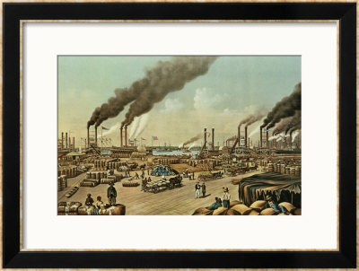 The Levee, New Orleans, 1884 by Currier & Ives Pricing Limited Edition Print image