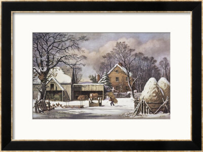 The Farmer's Home by Currier & Ives Pricing Limited Edition Print image