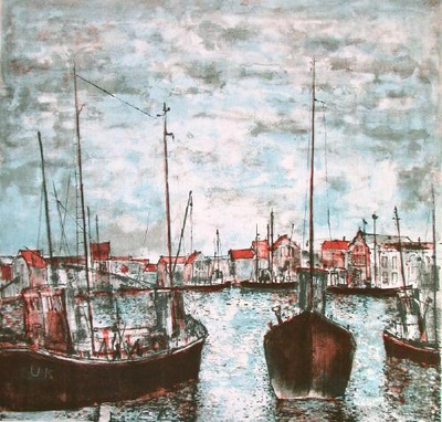 Urk (Hollande) Temps Gris by Bernard Gantner Pricing Limited Edition Print image