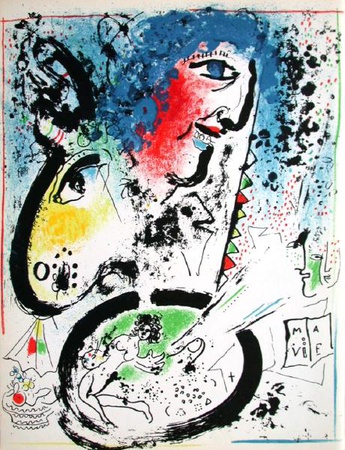 Cl - Chagall Autoportrait by Marc Chagall Pricing Limited Edition Print image