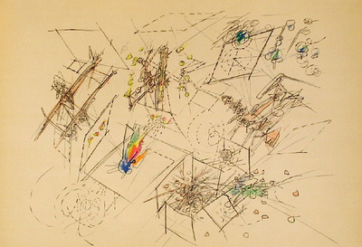 Le Doute Des Trois Mondes by Roberto Matta Pricing Limited Edition Print image