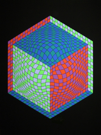 Dagg by Victor Vasarely Pricing Limited Edition Print image
