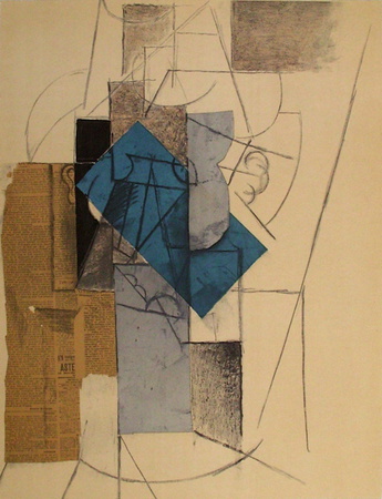 Papiers Collés 06 by Pablo Picasso Pricing Limited Edition Print image