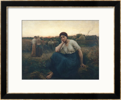 Evening, 1860 by Jules Breton Pricing Limited Edition Print image