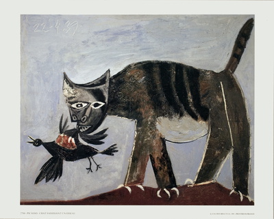 Chat Saisissant Un Oiseau by Pablo Picasso Pricing Limited Edition Print image