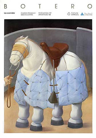 Caballo Del Picador (La Corrida) by Fernando Botero Pricing Limited Edition Print image