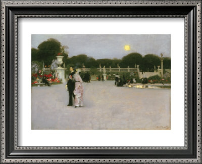 In The Luxembourg Gardens, C.1879 by John Singer Sargent Pricing Limited Edition Print image