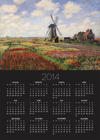 Tulip Fields With The Rijnsburg Windmill, 1886 by Claude Monet Pricing Limited Edition Print image
