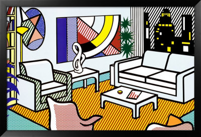 Interior With Skyline by Roy Lichtenstein Pricing Limited Edition Print image