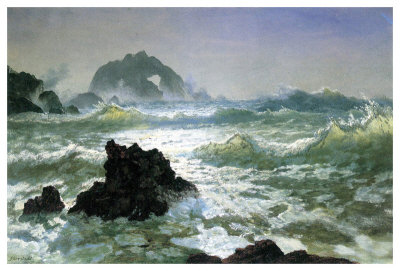 Seal Rock, California by Albert Bierstadt Pricing Limited Edition Print image