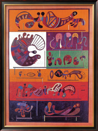 Seven, 1943 by Wassily Kandinsky Pricing Limited Edition Print image