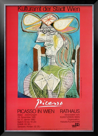 Woman With A Hat On Blue by Pablo Picasso Pricing Limited Edition Print image