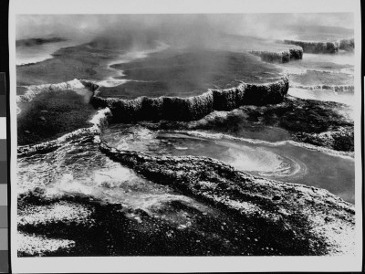 Jupiter Terrace -- Fountain Geyser Pool, Yellowstone National Park by Ansel Adams Pricing Limited Edition Print image