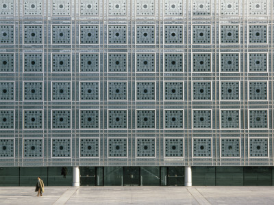 Institut Du Monde Arabe, South Facade, Paris, Photosensitive Window Screens, Architect: Jean Nouvel by Ben Johnson Pricing Limited Edition Print image