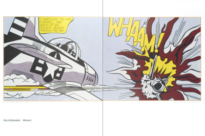 Whaam (Diptich-Two Panels) by Roy Lichtenstein Pricing Limited Edition Print image